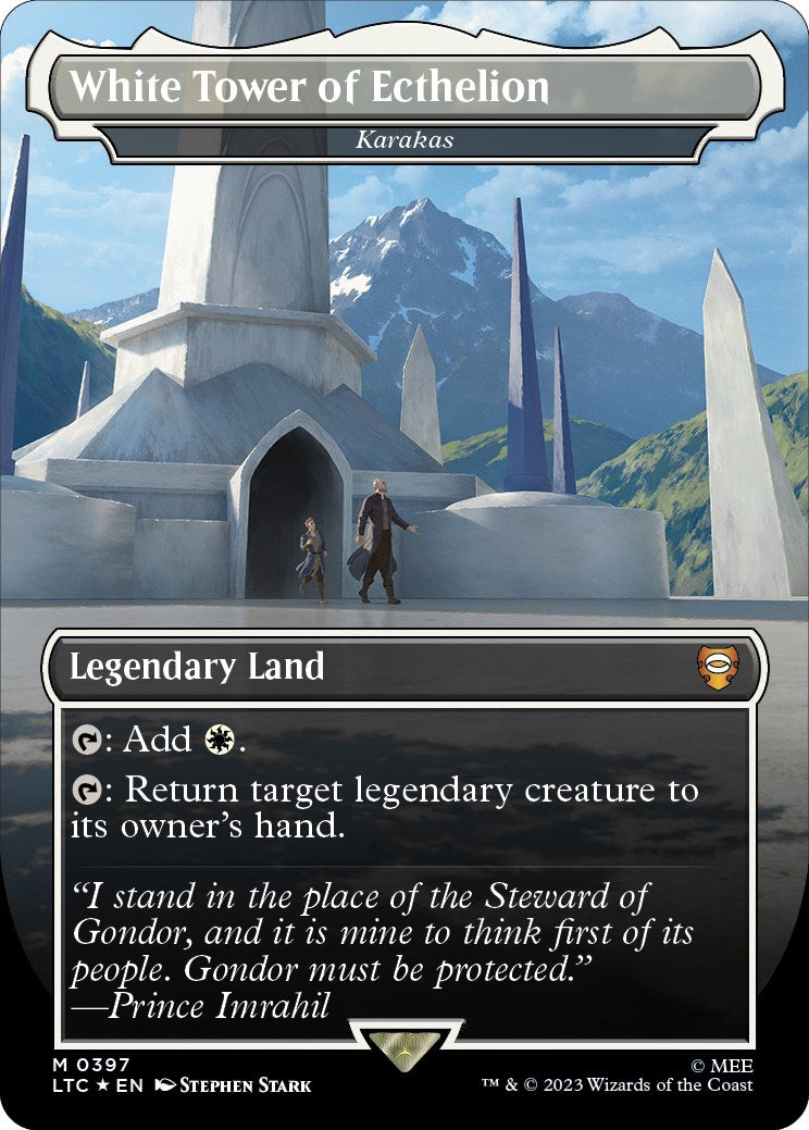 White Tower of Ecthelion - Karakas (Surge Foil Realms and Relics) [The Lord of the Rings: Tales of Middle-Earth Commander] | Exor Games Summserside