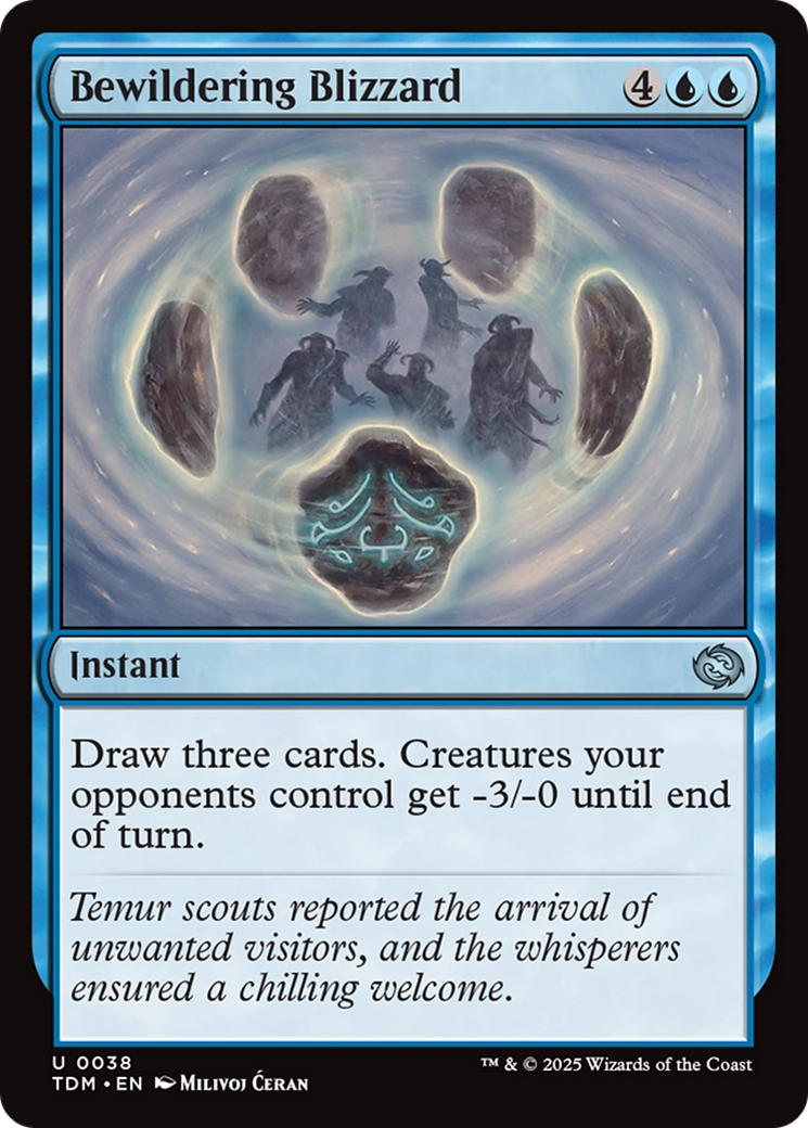 Bewildering Blizzard [Tarkir: Dragonstorm] | Exor Games Summserside