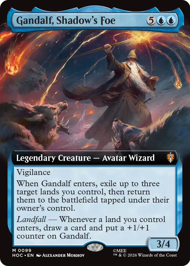 Gandalf, Shadow's Foe (Extended Art) [The Hobbit: Eternal-Legal] | Exor Games Summserside