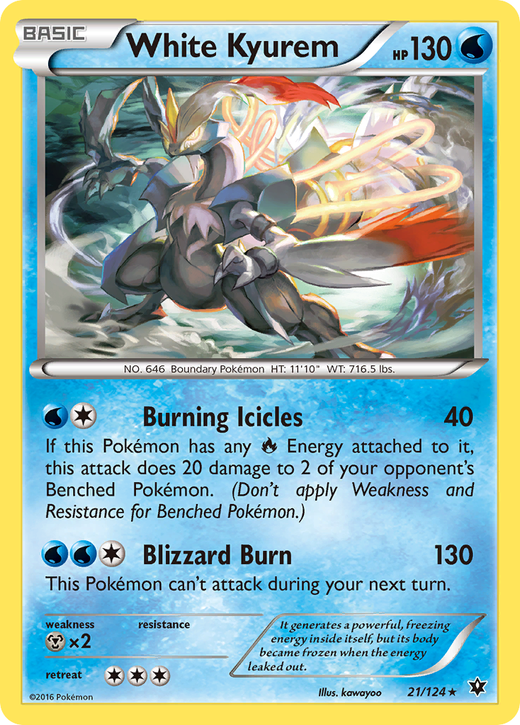 White Kyurem (21/124) [XY: Fates Collide] | Exor Games Summserside