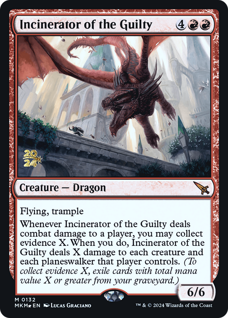 Incinerator of the Guilty [Murders at Karlov Manor Prerelease Promos] | Exor Games Summserside