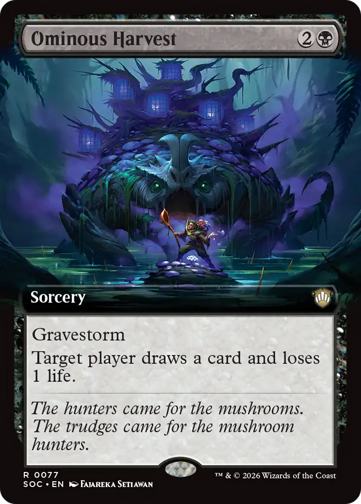 Ominous Harvest (Extended Art) [Secrets of Strixhaven Commander] | Exor Games Summserside