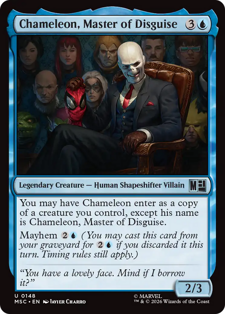 Chameleon, Master of Disguise (Surge Foil) [Marvel Super Heroes Commander] | Exor Games Summserside
