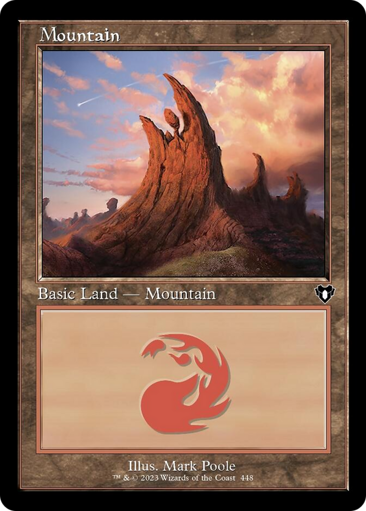 Mountain (448) (Retro) [Commander Masters] | Exor Games Summserside