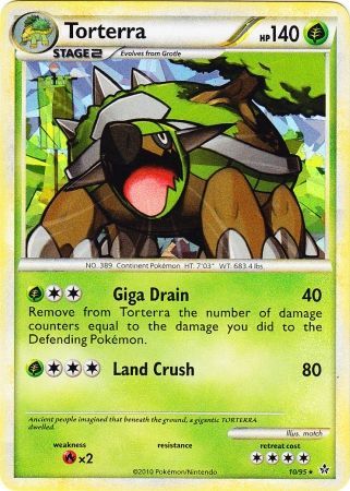 Torterra (10/95) (Cracked Ice Holo) [HeartGold & SoulSilver: Unleashed] | Exor Games Summserside