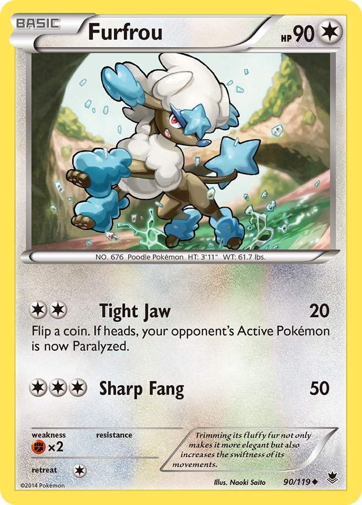 Furfrou (90/119) [XY: Phantom Forces] | Exor Games Summserside