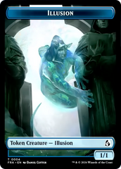 Illusion // Jace Double-Sided Token [Reality Fracture Tokens] | Exor Games Summserside