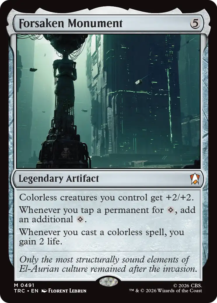 Forsaken Monument (Surge Foil) [Star Trek Commander] | Exor Games Summserside