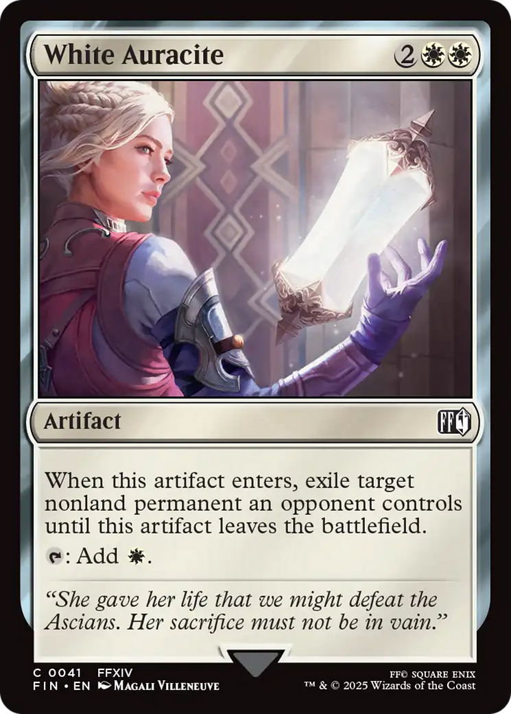 White Auracite [FINAL FANTASY] | Exor Games Summserside