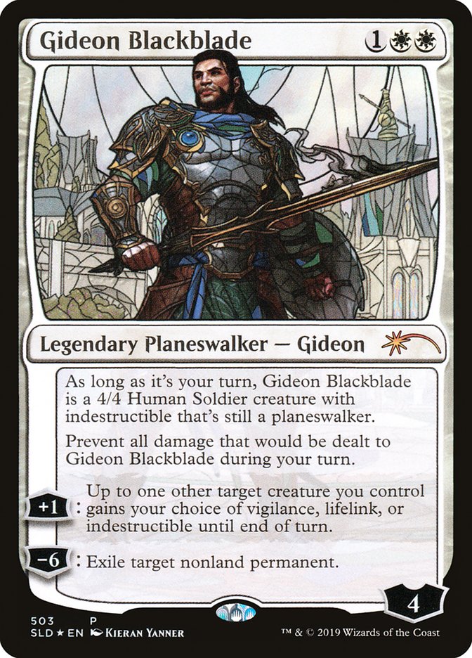 Gideon Blackblade (Stained Glass) [Secret Lair Drop Promos] | Exor Games Summserside
