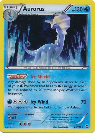 Aurorus (26/111) (Cosmos Holo) [XY: Furious Fists] | Exor Games Summserside