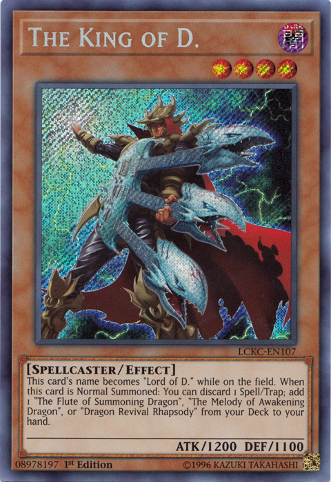 The King of D. [LCKC-EN107] Secret Rare | Exor Games Summserside