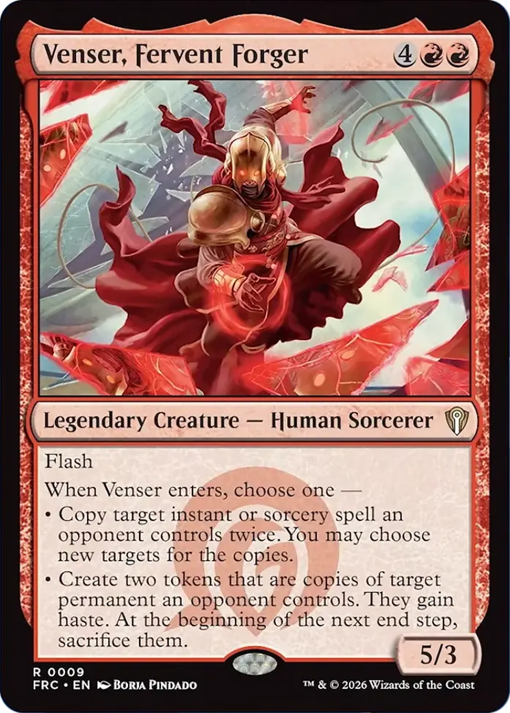 Venser, Fervent Forger [Reality Fracture Commander] | Exor Games Summserside