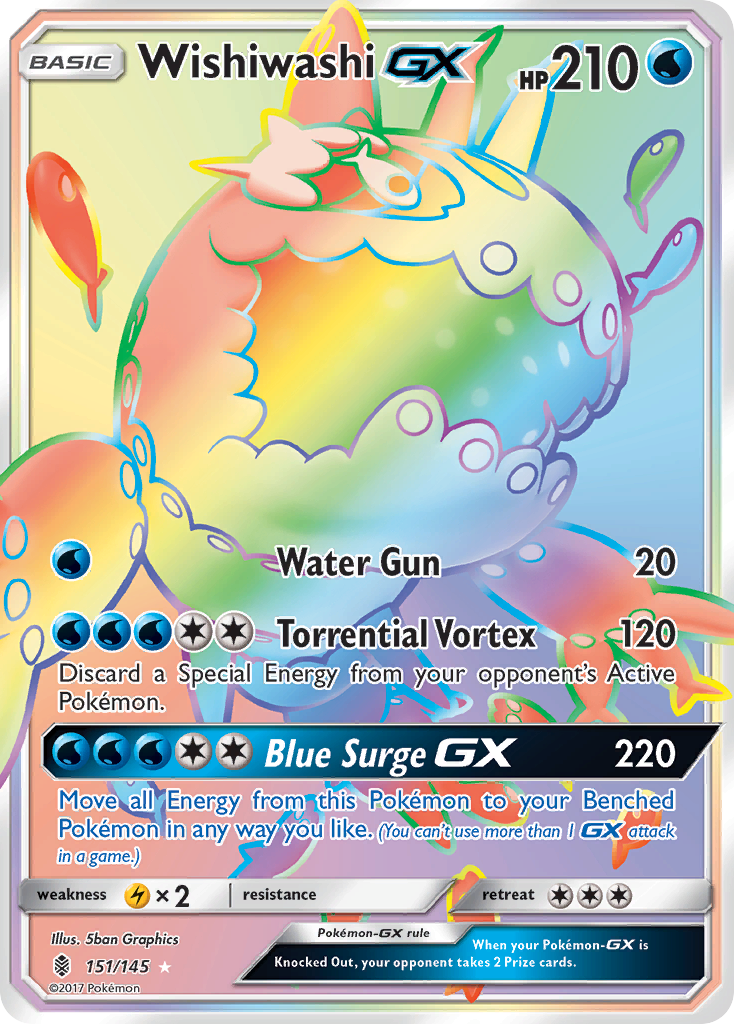 Wishiwashi GX (151/145) [Sun & Moon: Guardians Rising] | Exor Games Summserside