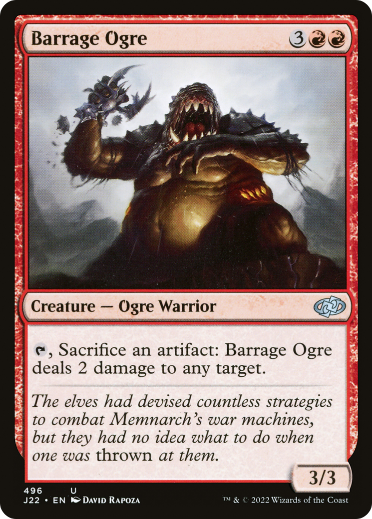 Barrage Ogre [Jumpstart 2022] | Exor Games Summserside