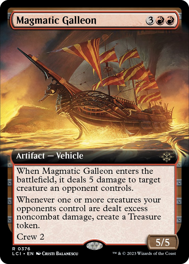 Magmatic Galleon (Extended Art) [The Lost Caverns of Ixalan] | Exor Games Summserside