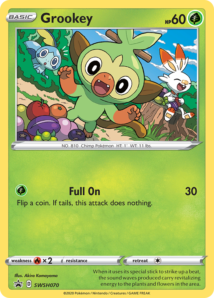 Grookey (SWSH070) [Sword & Shield: Black Star Promos] | Exor Games Summserside