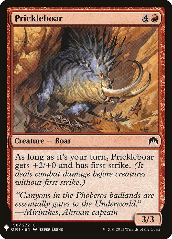 Prickleboar [Mystery Booster] | Exor Games Summserside