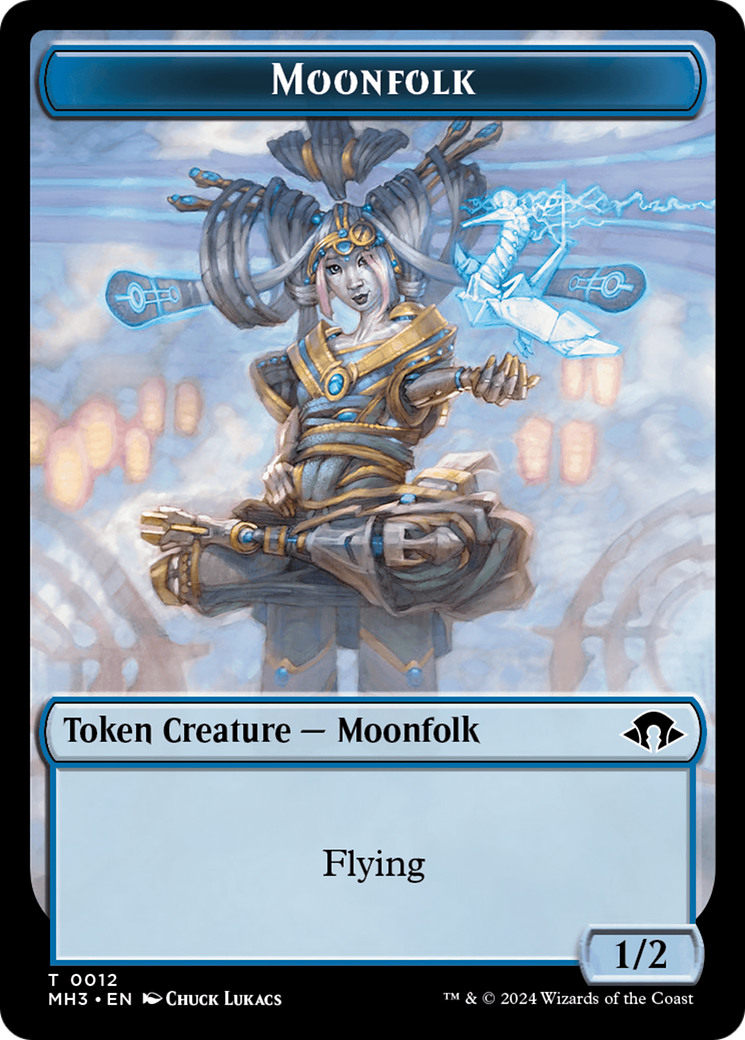 Moonfolk Token [Modern Horizons 3 Tokens] | Exor Games Summserside