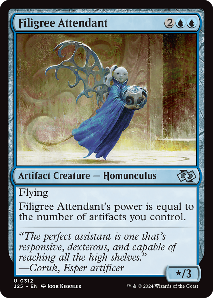 Filigree Attendant [Foundations Jumpstart] | Exor Games Summserside