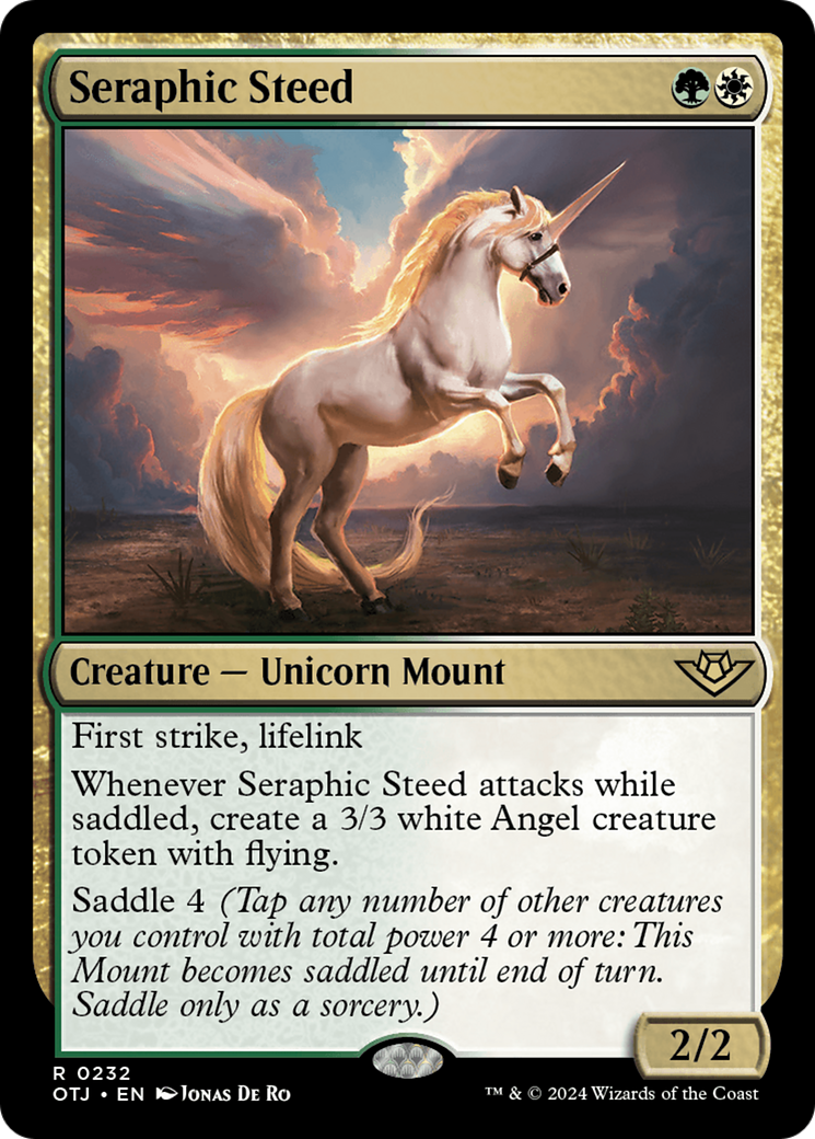 Seraphic Steed [Outlaws of Thunder Junction] | Exor Games Summserside