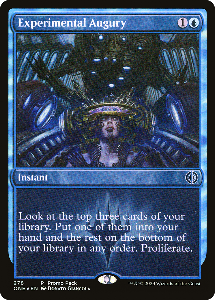 Experimental Augury (Promo Pack) [Phyrexia: All Will Be One Promos] | Exor Games Summserside