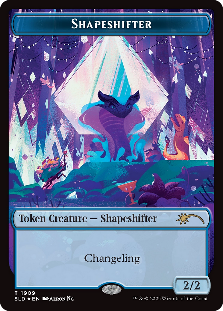 Shapeshifter Token (1909) (Double Rainbow Foil) [Secret Lair Drop Series] | Exor Games Summserside