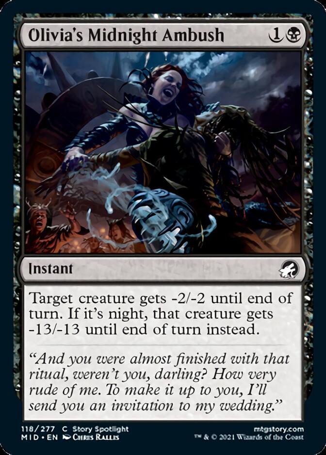 Olivia's Midnight Ambush [Innistrad: Midnight Hunt] | Exor Games Summserside