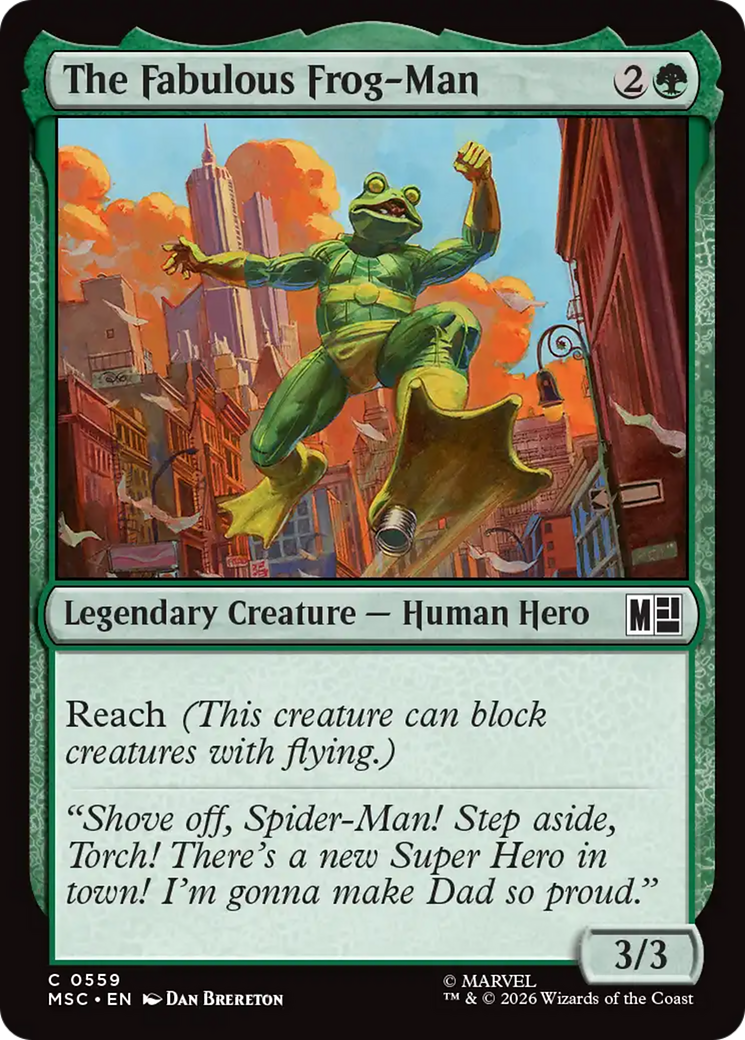 The Fabulous Frog-Man [Marvel Super Heroes Commander] | Exor Games Summserside