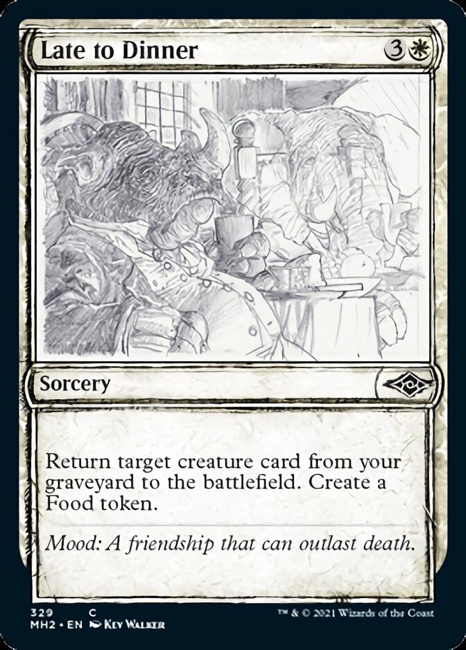 Late to Dinner (Sketch) [Modern Horizons 2] | Exor Games Summserside