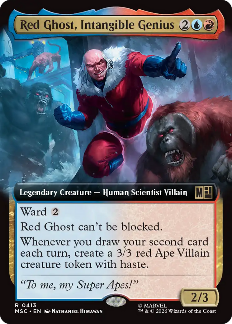 Red Ghost, Intangible Genius (Extended Art) [Marvel Super Heroes Commander] | Exor Games Summserside