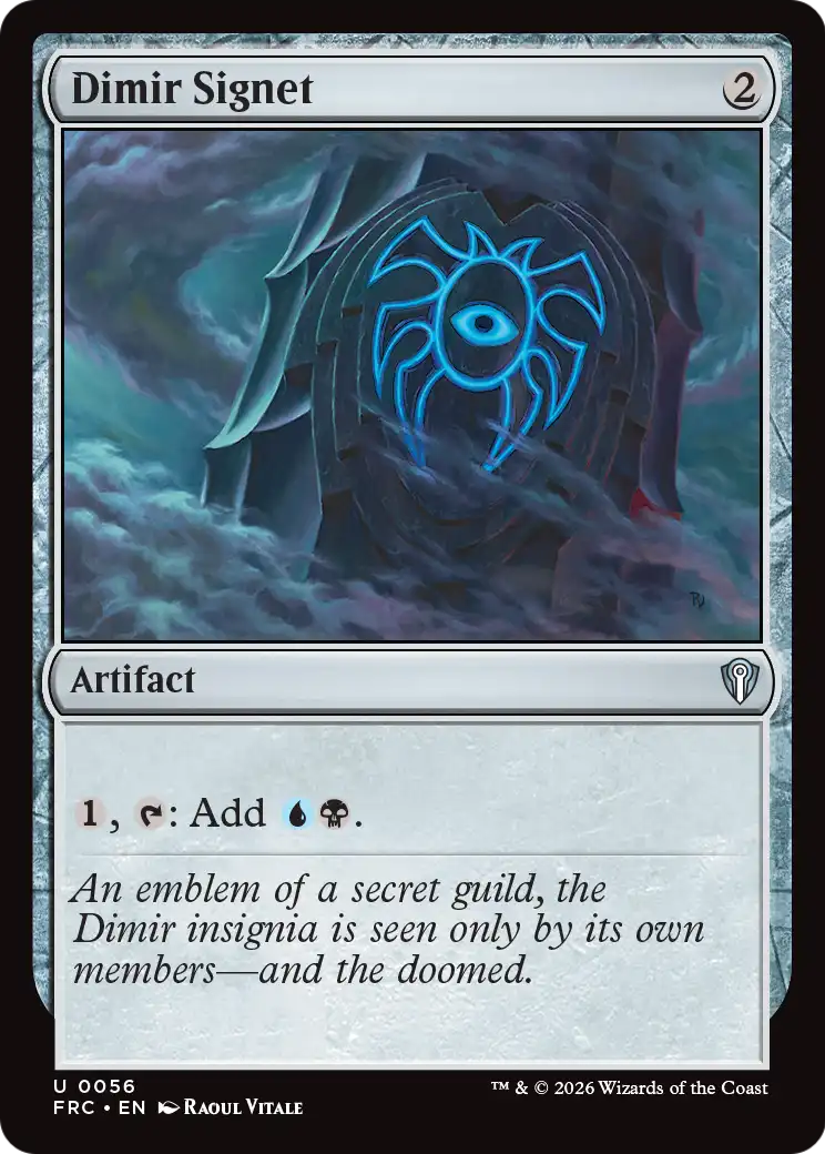 Dimir Signet [Reality Fracture Commander] | Exor Games Summserside