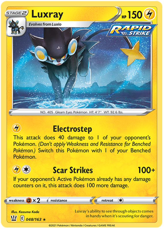 Luxray (048/163) [Sword & Shield: Battle Styles] | Exor Games Summserside