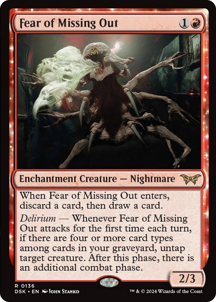 Fear of Missing Out [Duskmourn: House of Horror] | Exor Games Summserside