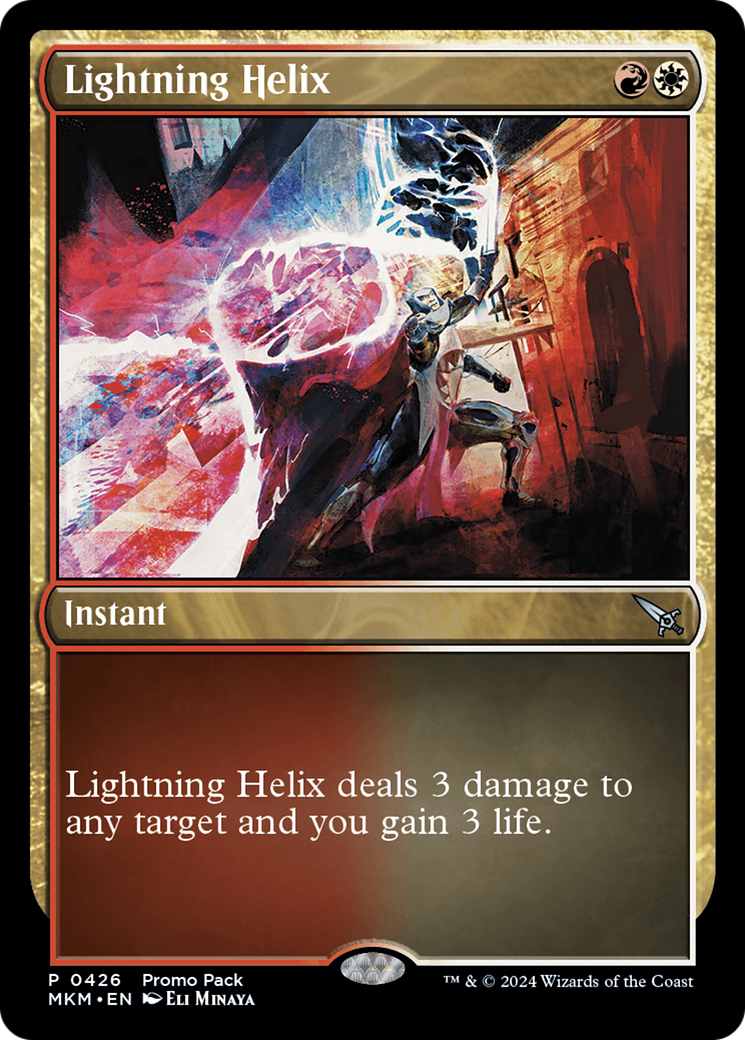 Lightning Helix (Promo Pack) [Murders at Karlov Manor Promos] | Exor Games Summserside