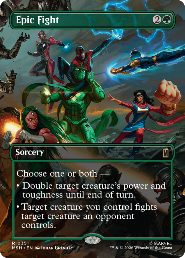 Epic Fight (Borderless) [Marvel Super Heroes] | Exor Games Summserside