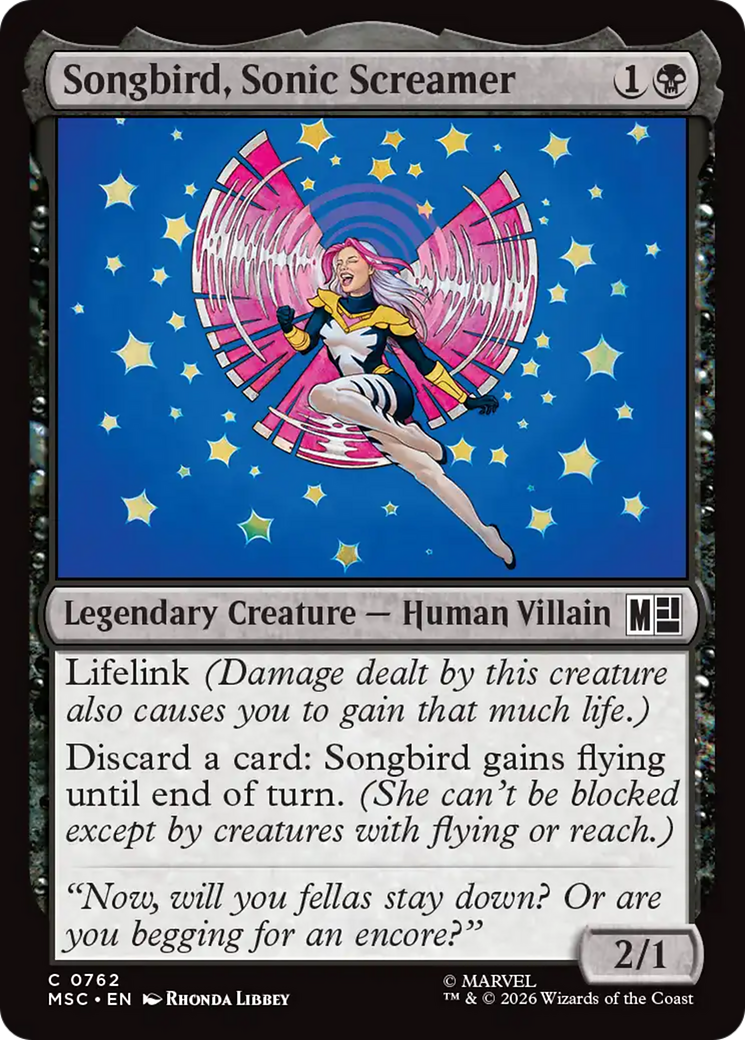 Songbird, Sonic Screamer [Marvel Super Heroes Commander] | Exor Games Summserside