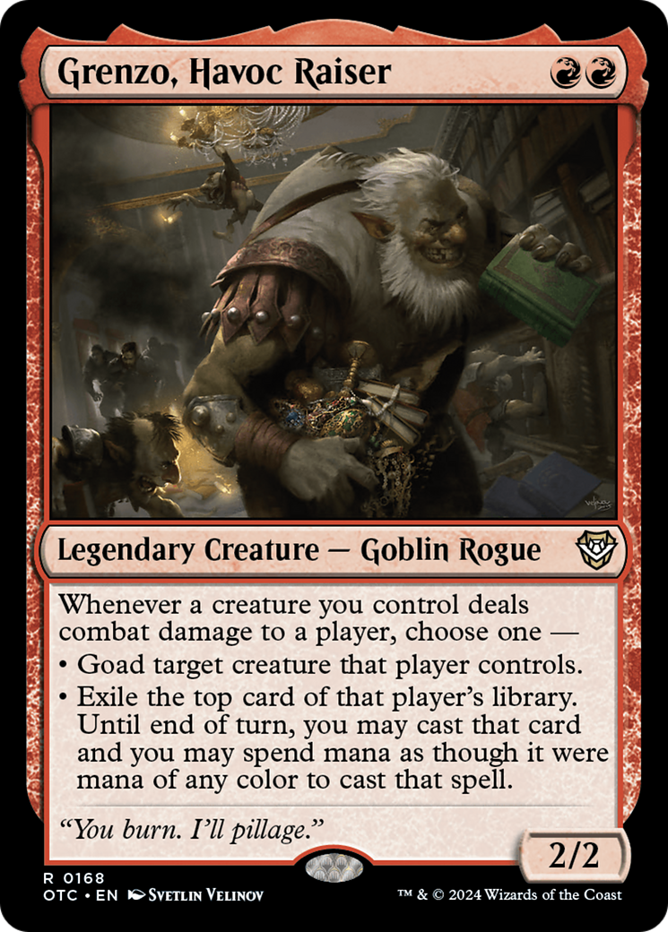 Grenzo, Havoc Raiser [Outlaws of Thunder Junction Commander] | Exor Games Summserside