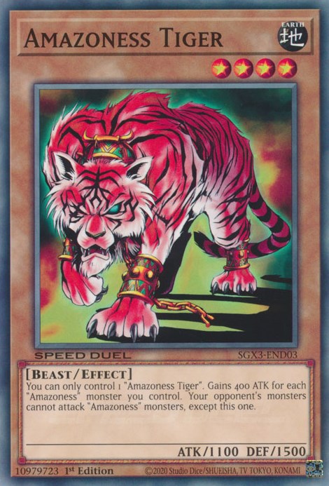 Amazoness Tiger [SGX3-END03] Common | Exor Games Summserside