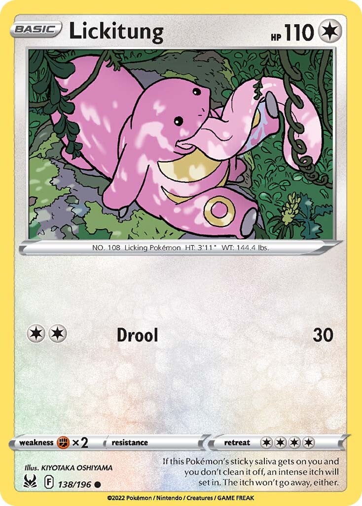 Lickitung (138/196) [Sword & Shield: Lost Origin] | Exor Games Summserside