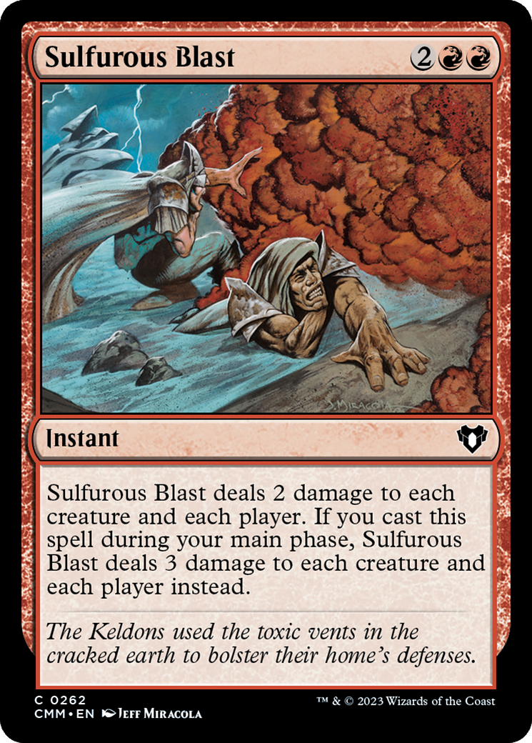 Sulfurous Blast [Commander Masters] | Exor Games Summserside