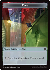 Treasure // Clue Double-Sided Token [Teenage Mutant Ninja Turtles Commander Tokens] | Exor Games Summserside