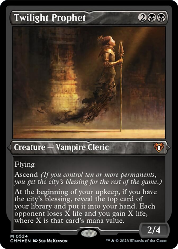 Twilight Prophet (Foil Etched) [Commander Masters] | Exor Games Summserside