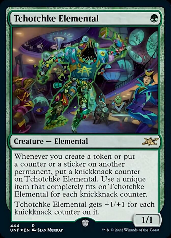 Tchotchke Elemental (Galaxy Foil) [Unfinity] | Exor Games Summserside