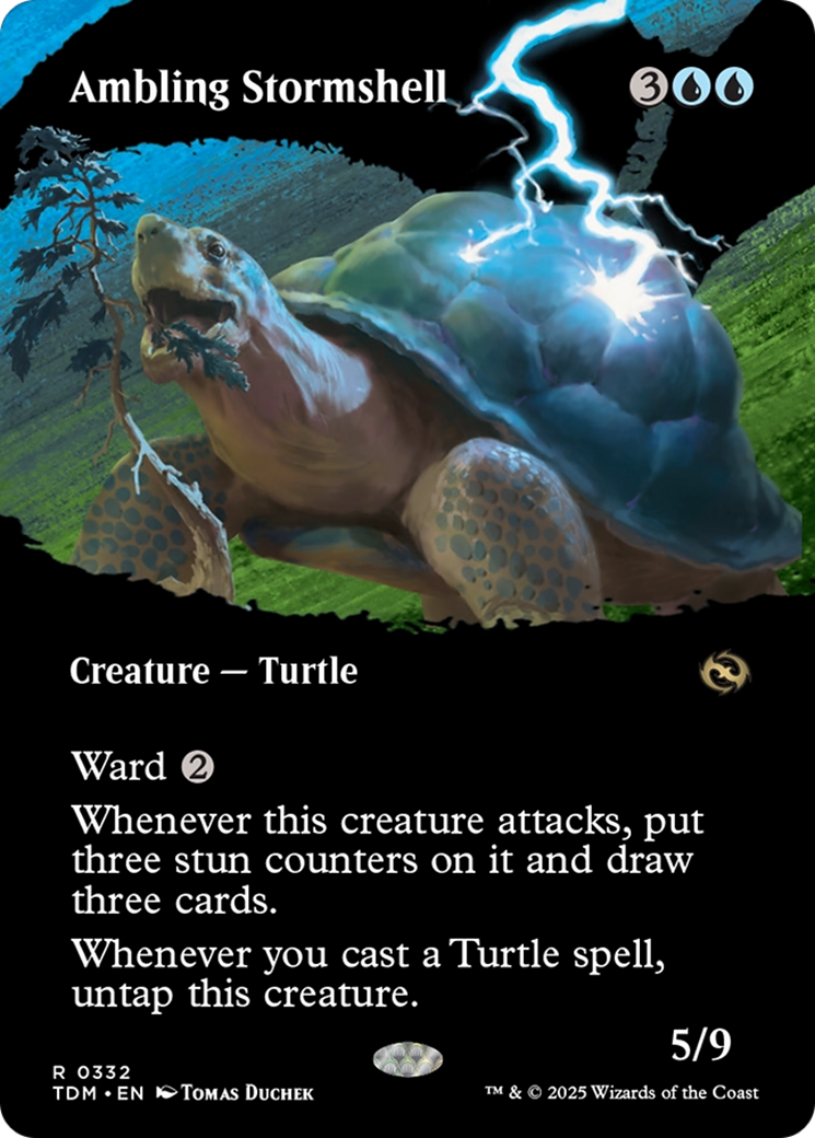 Ambling Stormshell (Borderless) [Tarkir: Dragonstorm] | Exor Games Summserside