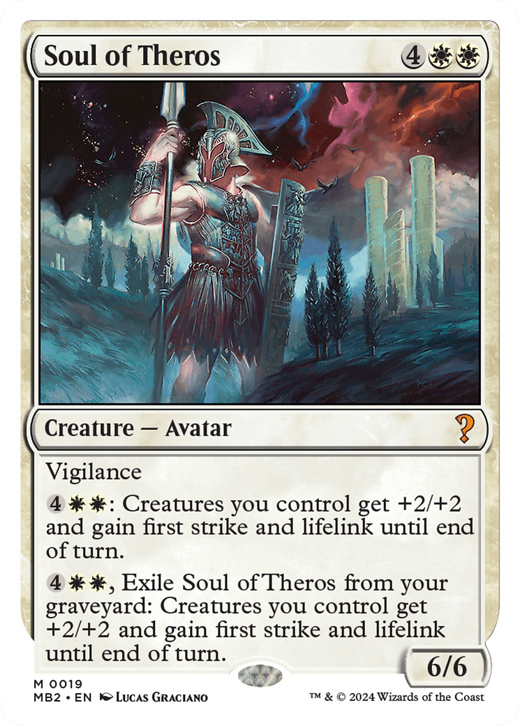 Soul of Theros (White Border) [Mystery Booster 2] | Exor Games Summserside