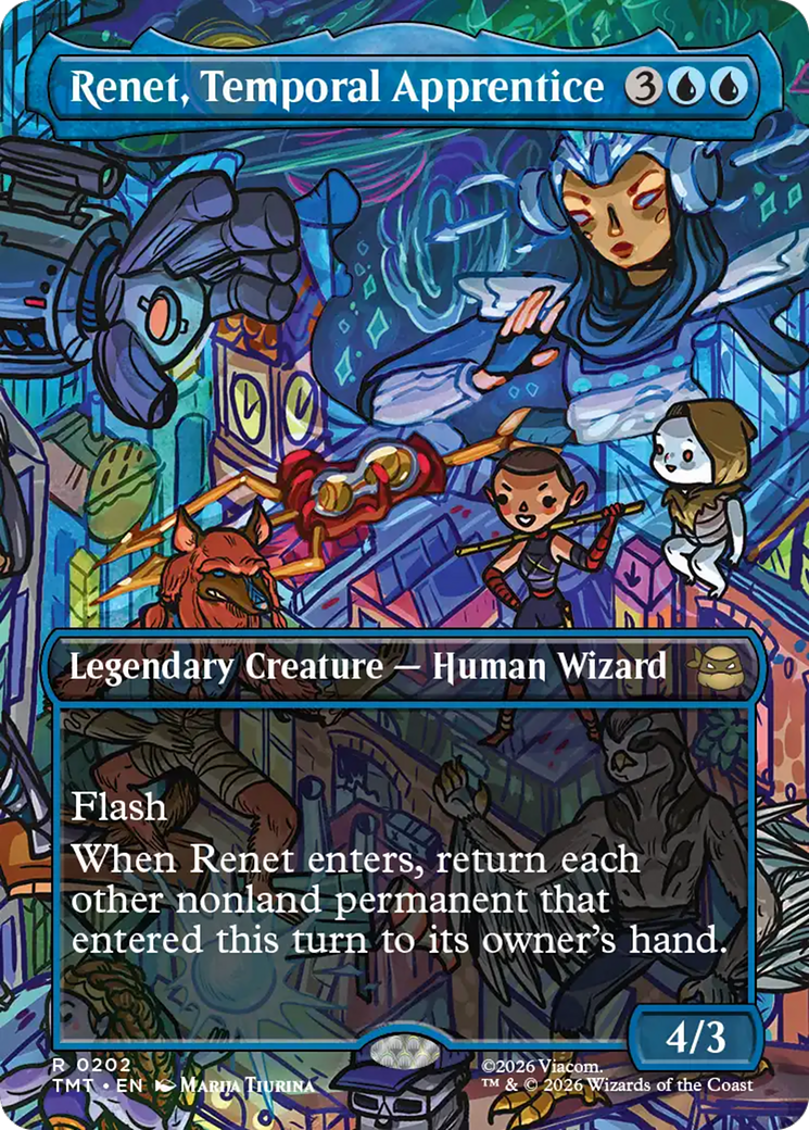 Renet, Temporal Apprentice (Borderless) [Teenage Mutant Ninja Turtles] | Exor Games Summserside