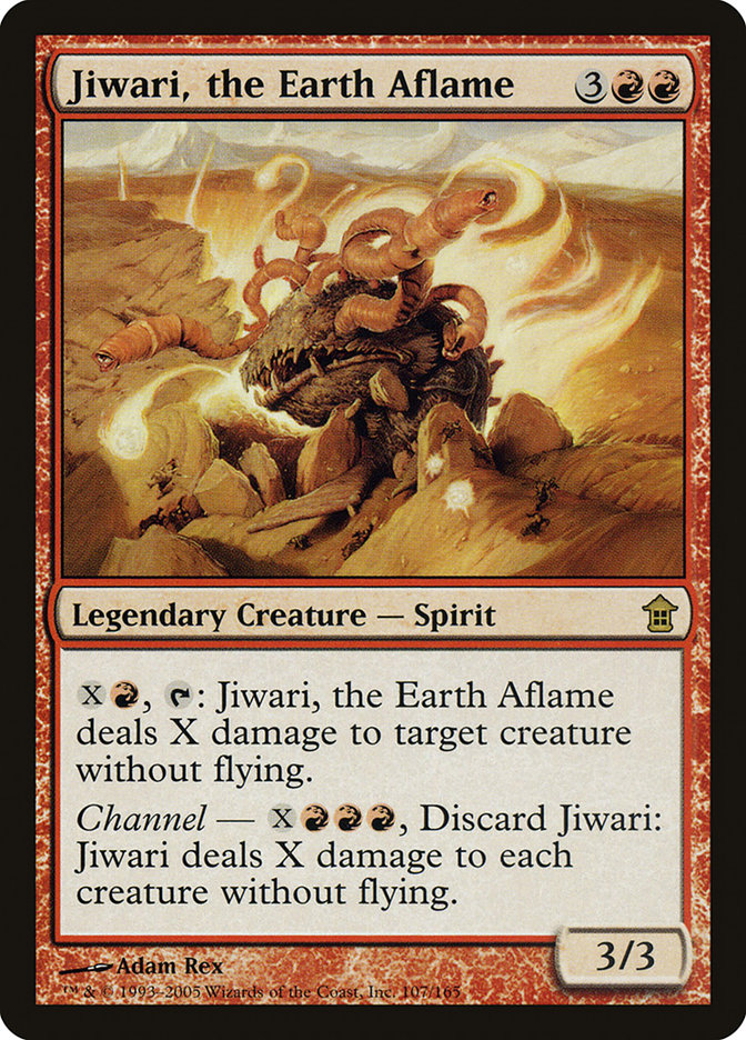 Jiwari, the Earth Aflame [Saviors of Kamigawa] | Exor Games Summserside