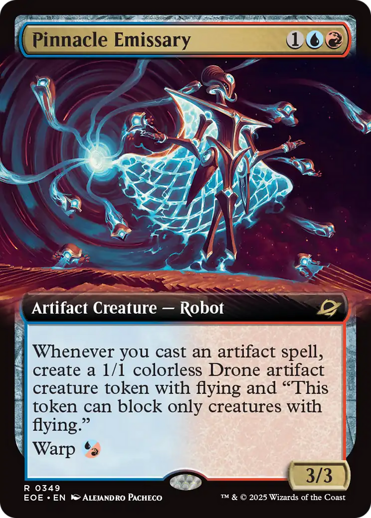 Pinnacle Emissary (Extended Art) [Edge of Eternities] | Exor Games Summserside