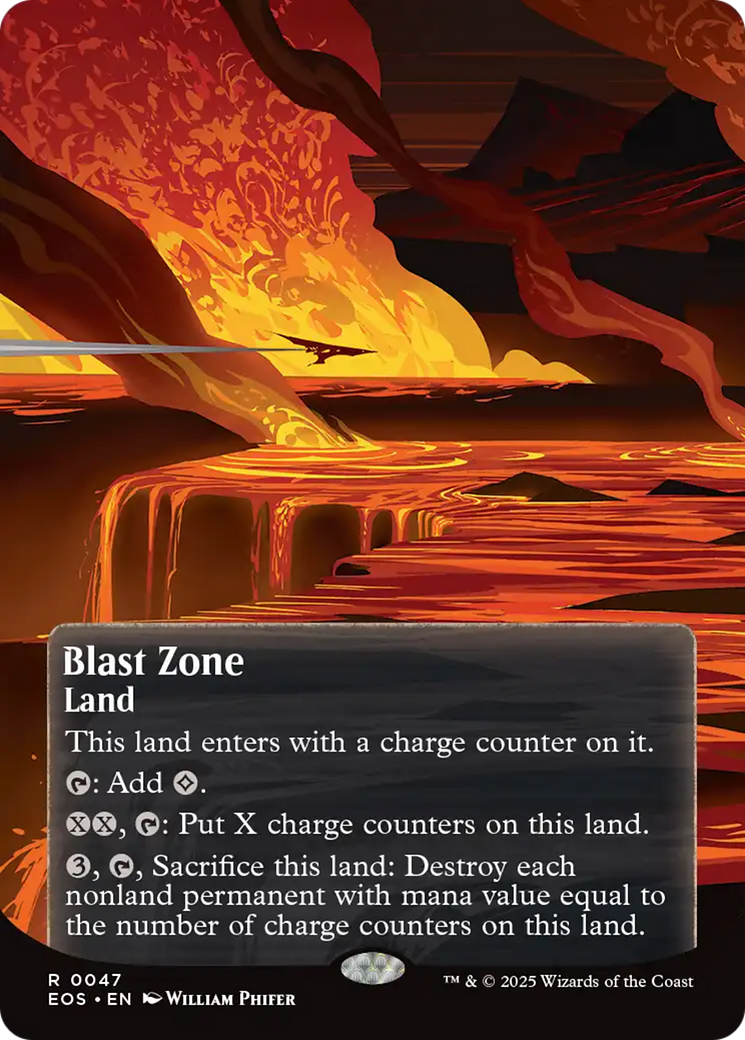 Blast Zone (0047) (Borderless) [Edge of Eternities: Stellar Sights] | Exor Games Summserside